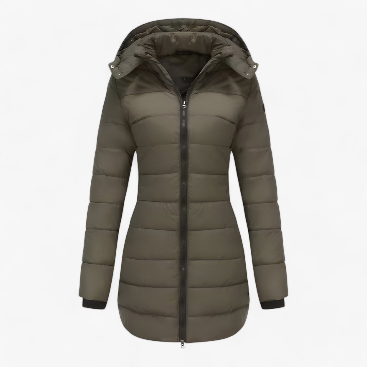 Dames Pufferjas – Lichtgewicht Gewatteerde Winterjas met Capuchon