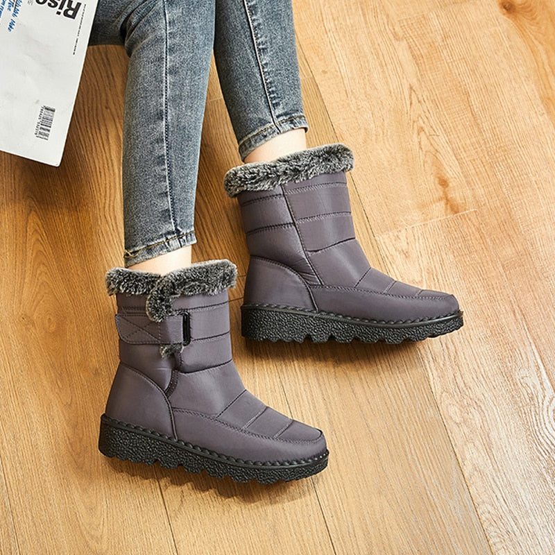 Dames winterboots – Warme korte laarzen met zachte voering