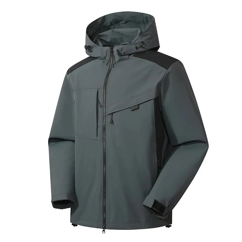 Herenjas met Capuchon – Moderne Outdoorjas voor Alle Weersomstandigheden