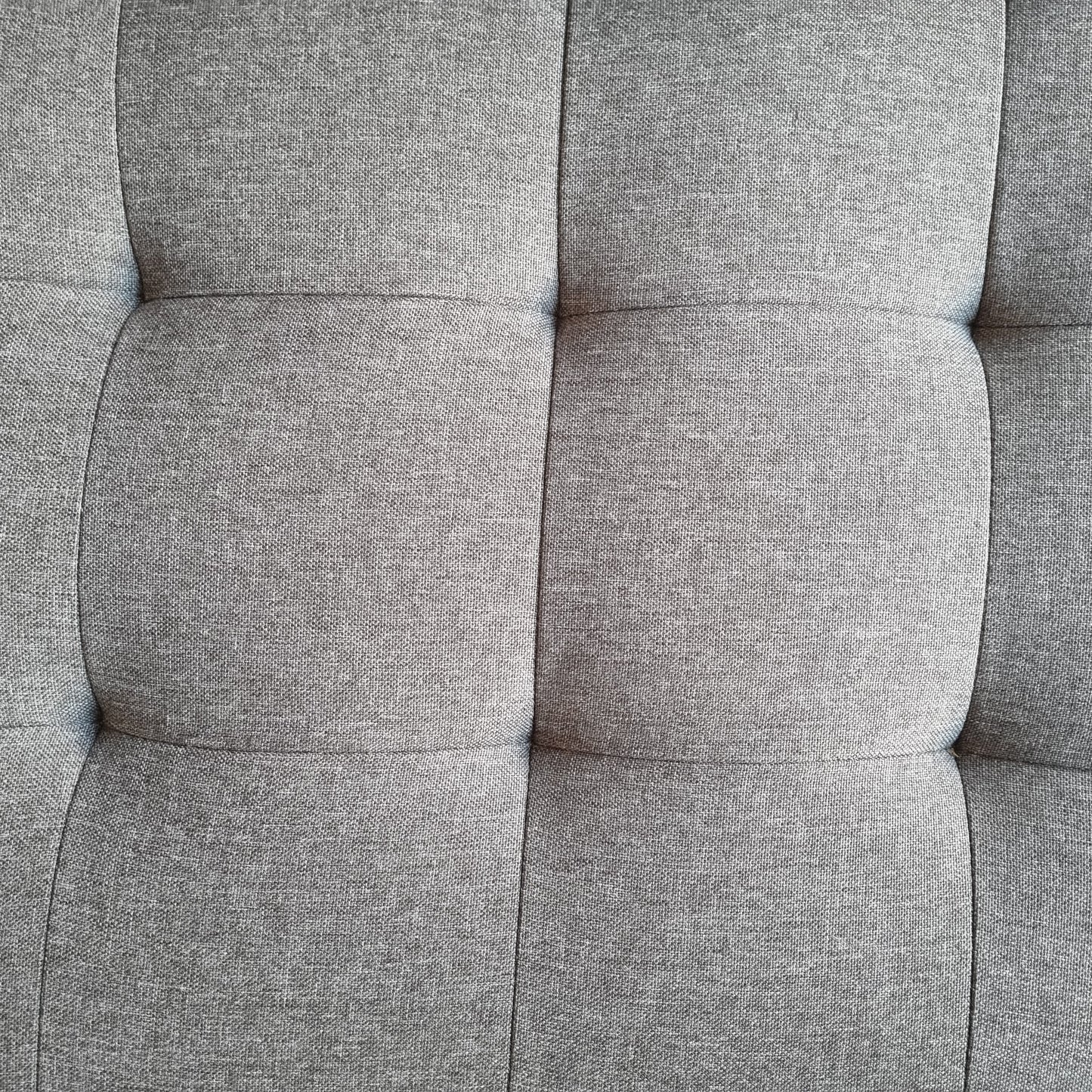 Lulu - Rechtsomkeerbare en linksomkeerbare grijze chaise longue bank - L: 215 x D: 82 x H: 78 cm