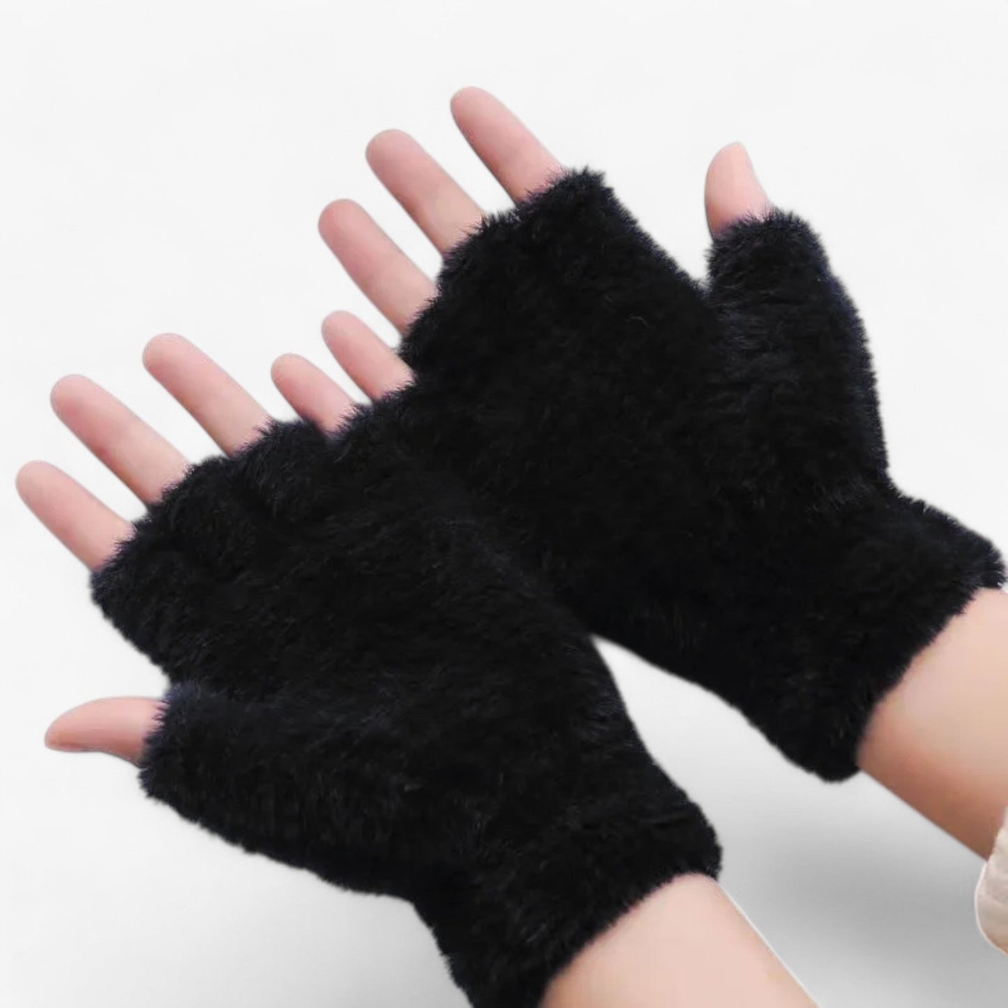 Warme Vingerloze Handschoenen – Zachte Winterhandschoenen voor Dames