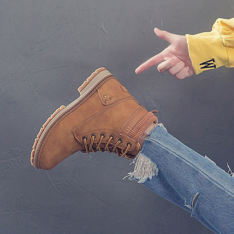 Dames Winterboots – Warme en Stijlvolle Enkelboots met Antislipzool