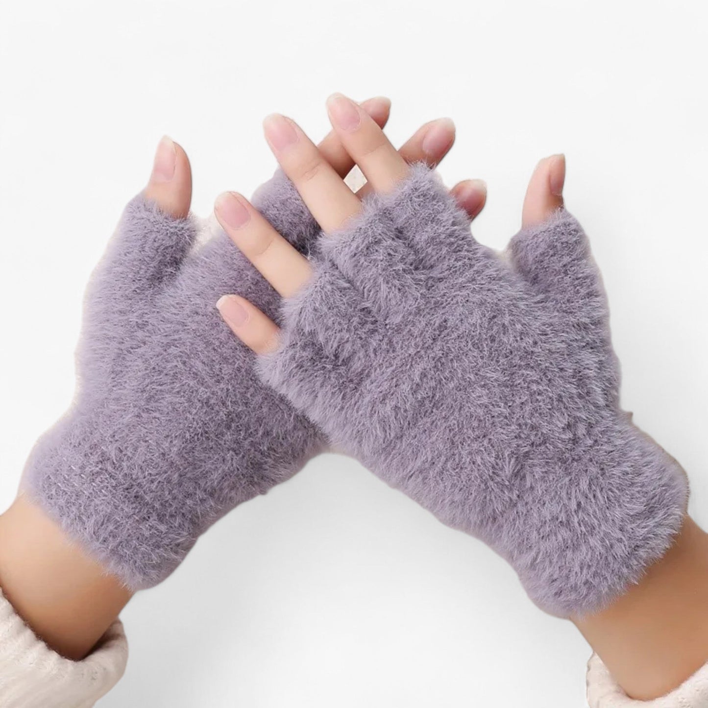 Warme Vingerloze Handschoenen – Zachte Winterhandschoenen voor Dames