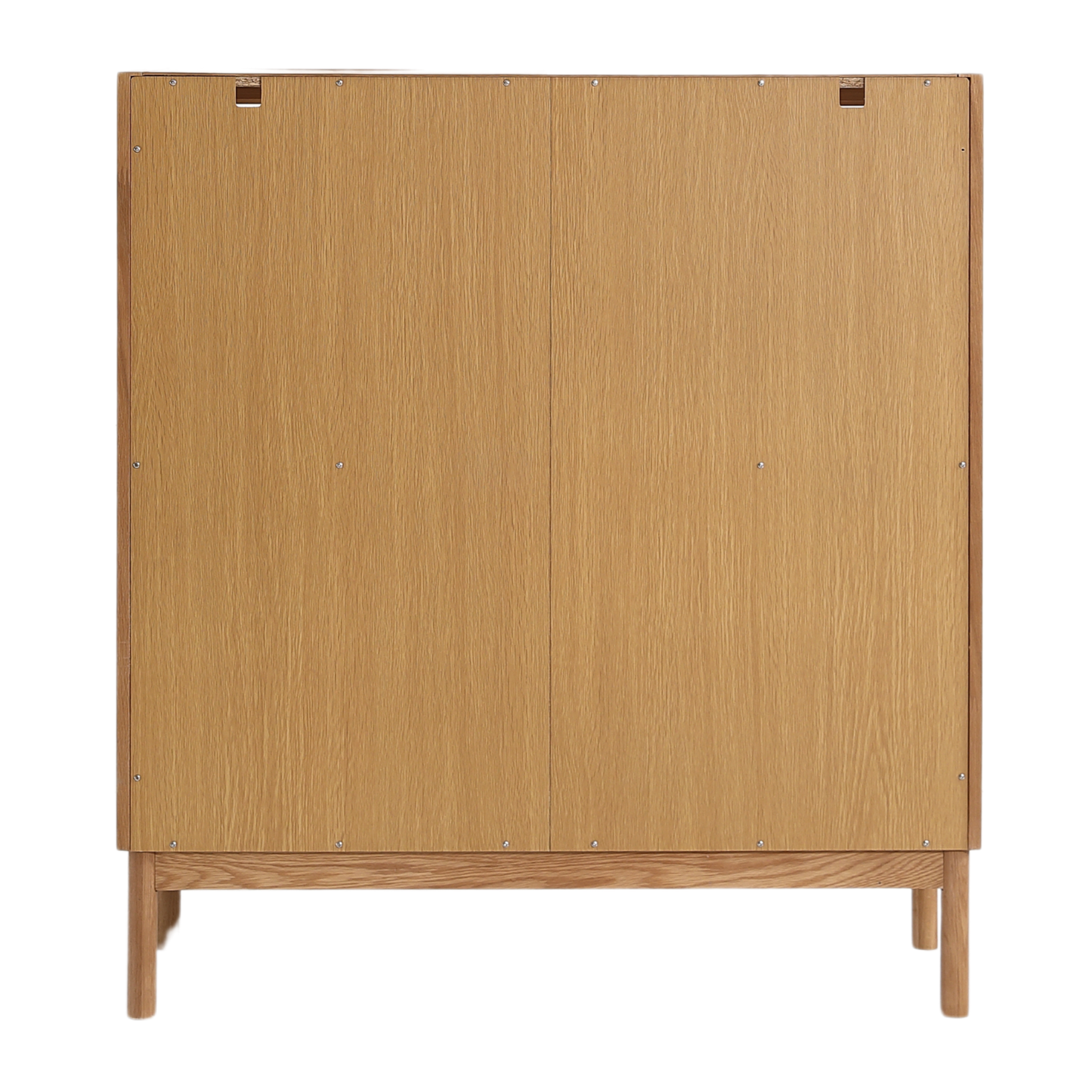 Havana eiken vitrinekast met 2 deuren - 110x40x100 cm