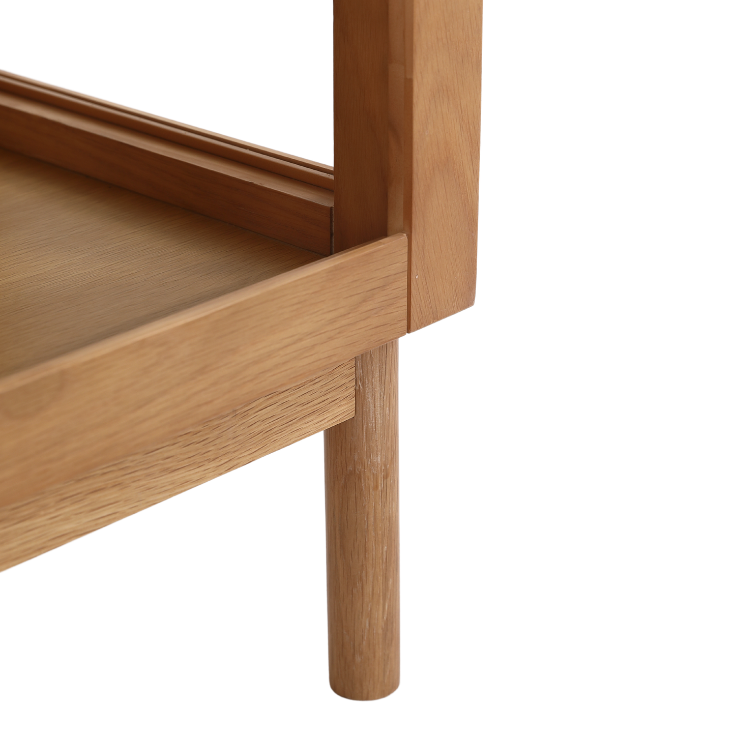Havana eiken vitrinekast met 2 deuren - 110x40x100 cm