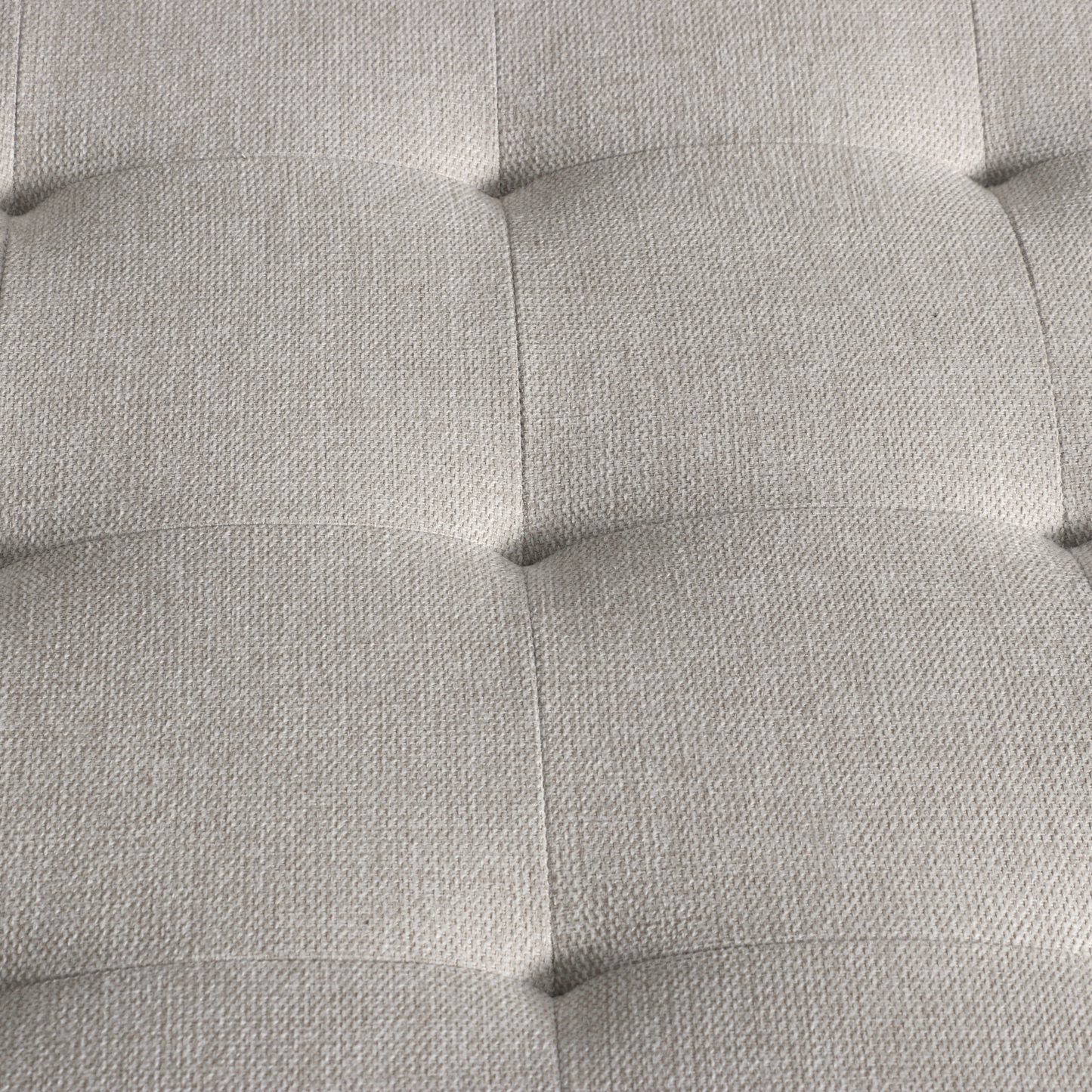 Brandy - Rechts- en linksomkeerbare chaise longue bank in beige - L: 290 x D: 96 x H: 80 cm