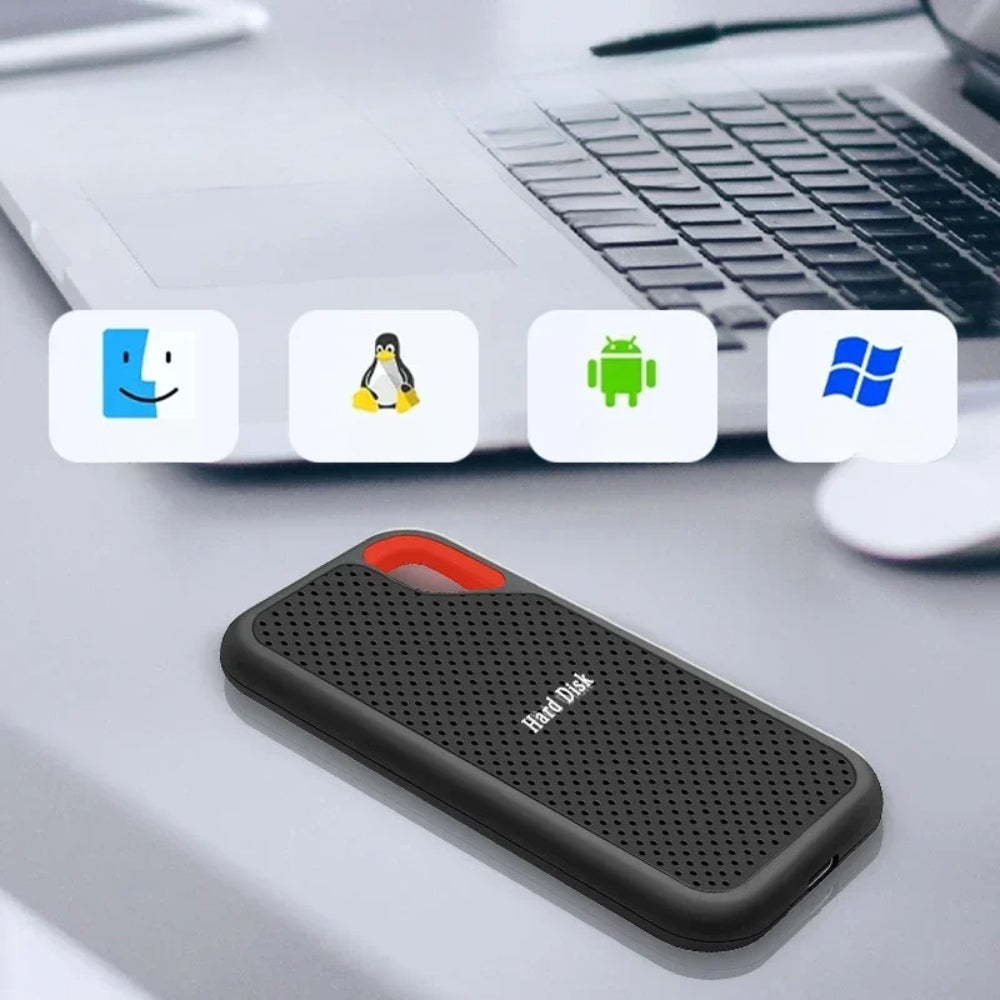 Externe SSD USB 3.1 Type-C – Draagbare Opslag voor Windows & Mac