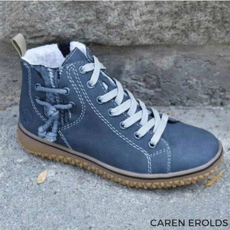 Comfortabele Veterschoenen – Casual Dames Sneakers met Profielzool