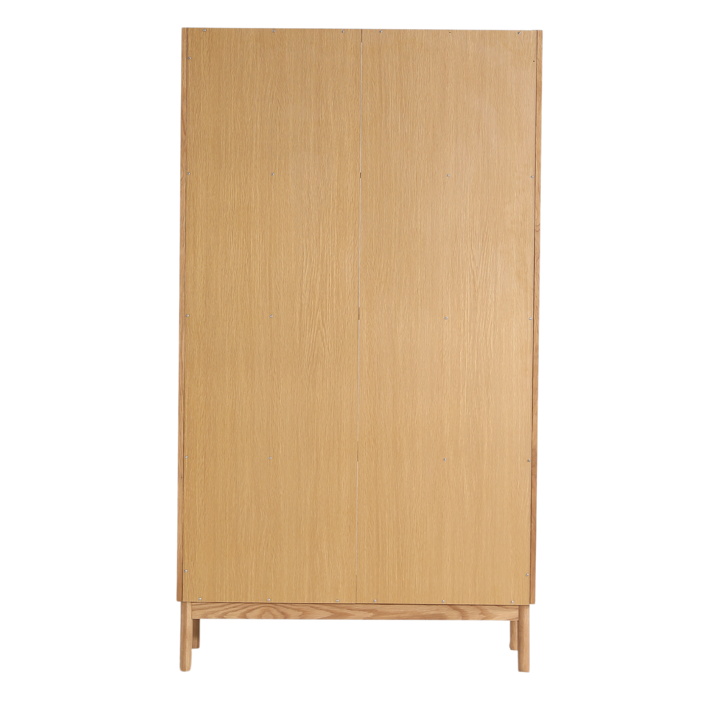 Havana eiken vitrinekast met 2 deuren - 180x40x100 cm