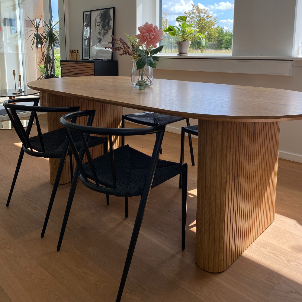 Amelia eettafel in eikenlook 200 x 100 cm