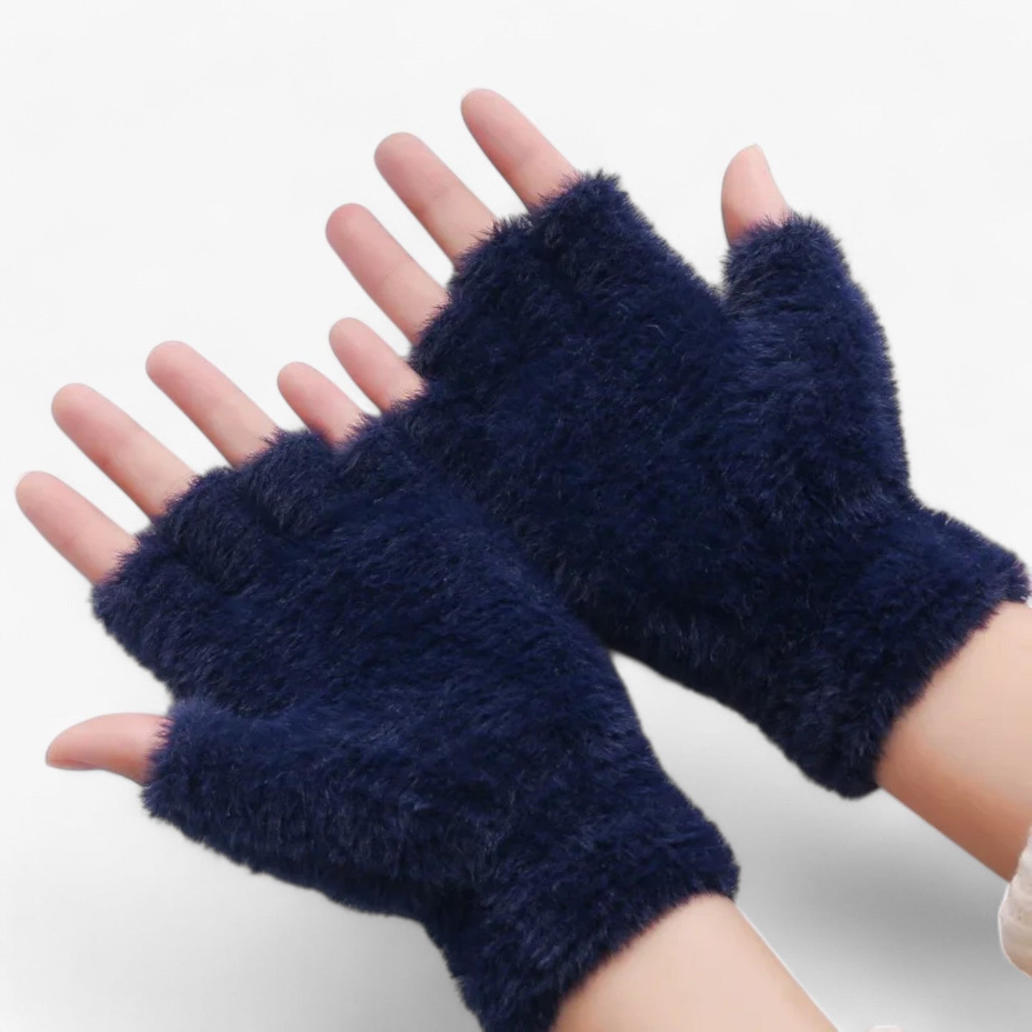 Warme Vingerloze Handschoenen – Zachte Winterhandschoenen voor Dames