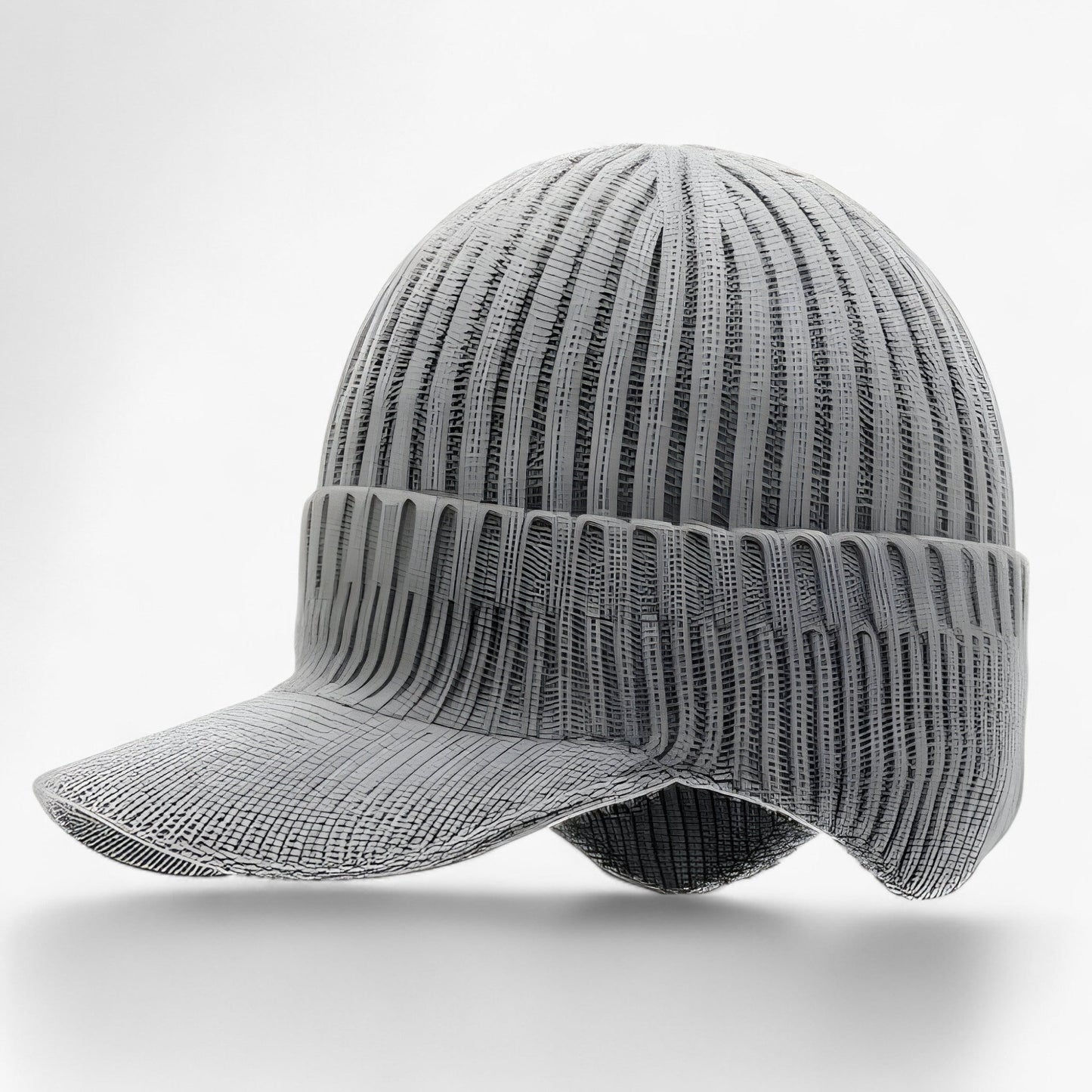 Gebreide Wintermuts met Klep – Warm & Stijlvol voor Koude Dagen