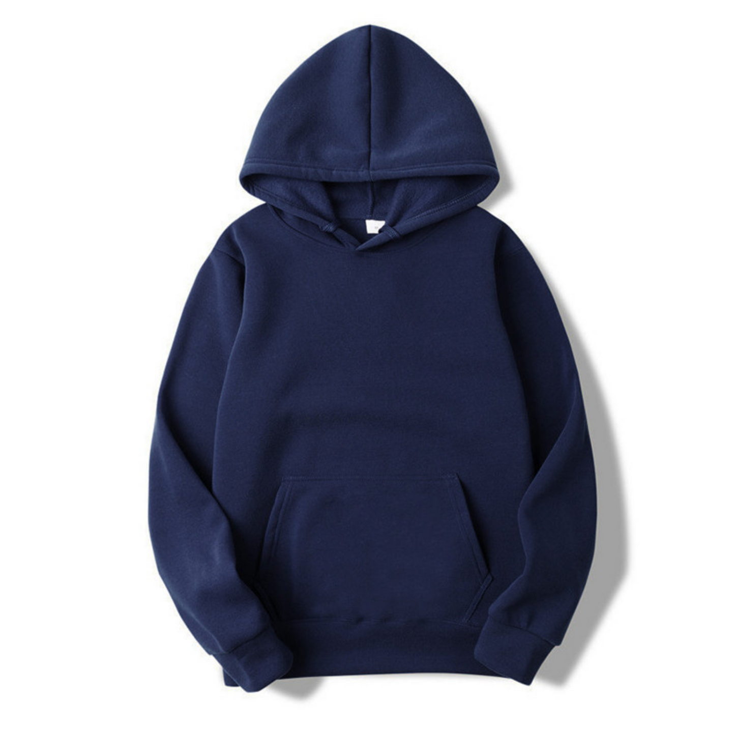 Heren Hoodie Basic met Fleecevoering, Capuchon en Buidelzak - 11 Kleuren