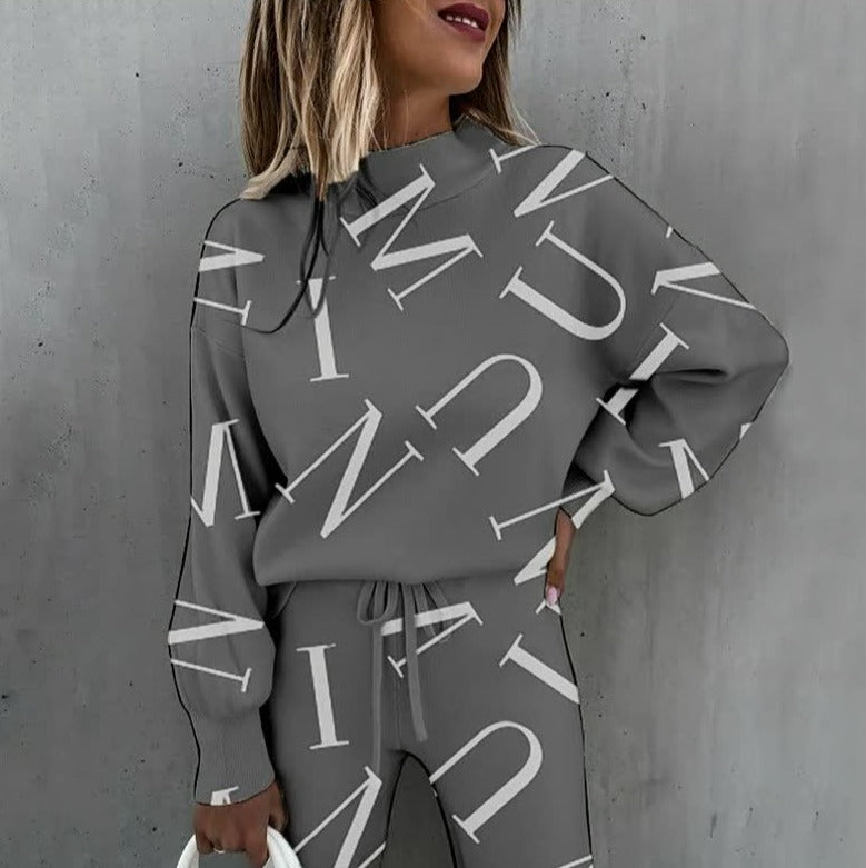 Dames Loungewear Set – Zachte Tweedelige Set met Sterrenprint