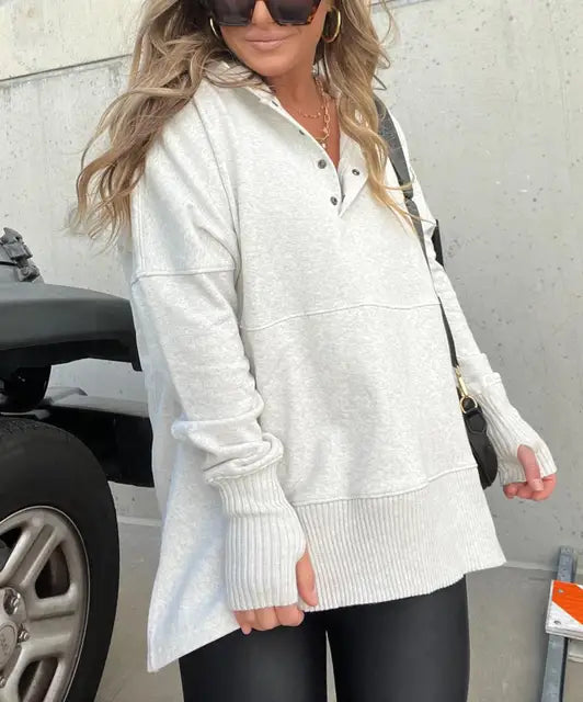 Moderne Losse Winterjas voor Dames – Warme Jas met Praktische Zakken