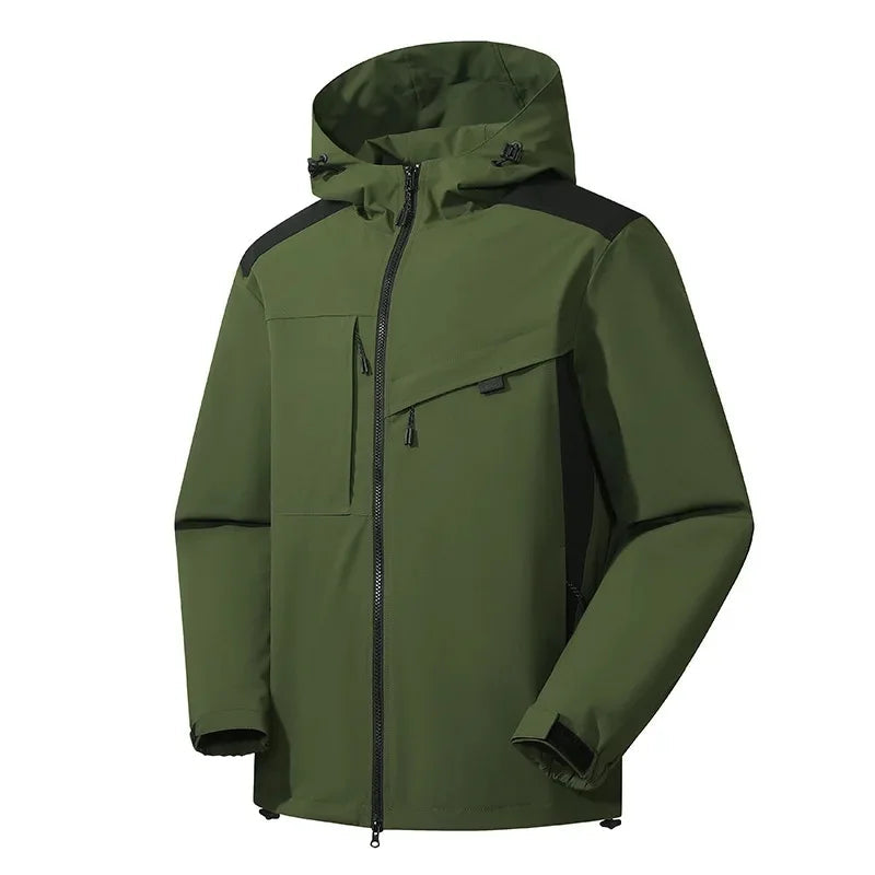 Herenjas met Capuchon – Moderne Outdoorjas voor Alle Weersomstandigheden