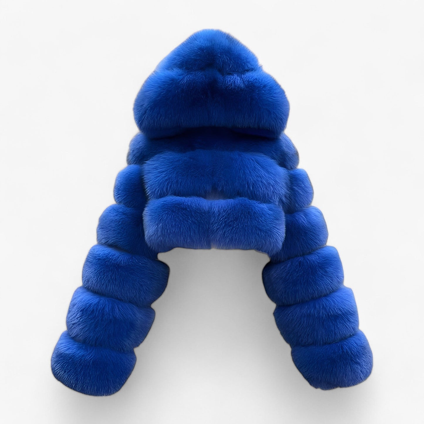 Dames Luxe Winterjas – Elegante Imitatiebontjas met Capuchon