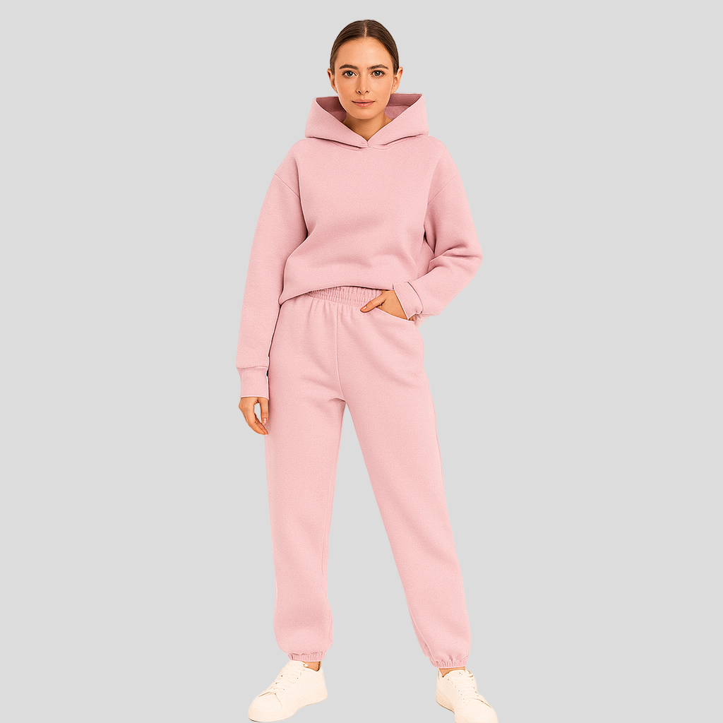 Dames Loungewear Set – Comfortabele Hoodie & Broek