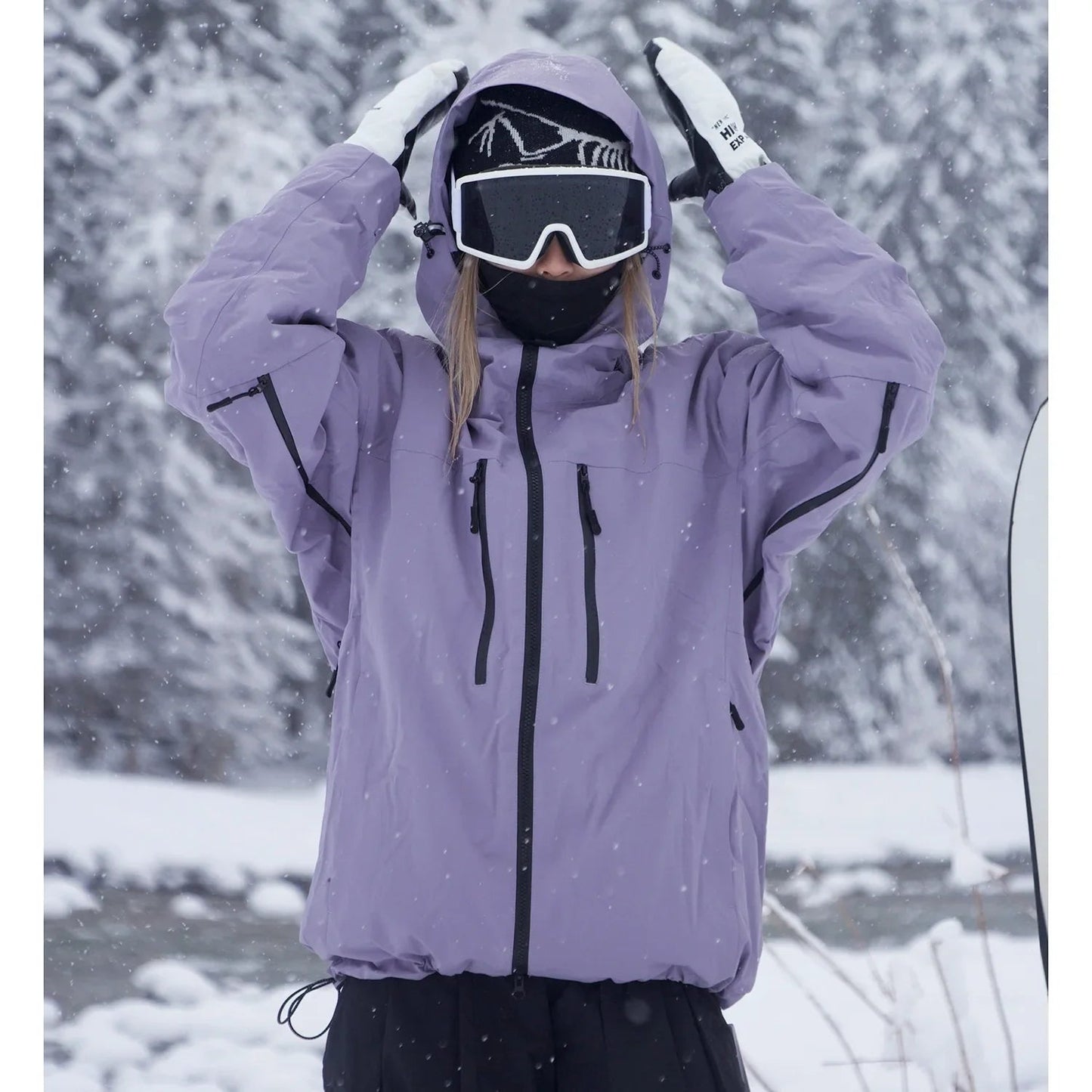 Unisex Ski- en Snowboardjas – Winterjas met Capuchon en Ventilatie