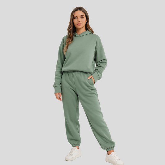Dames Loungewear Set – Comfortabele Hoodie & Broek