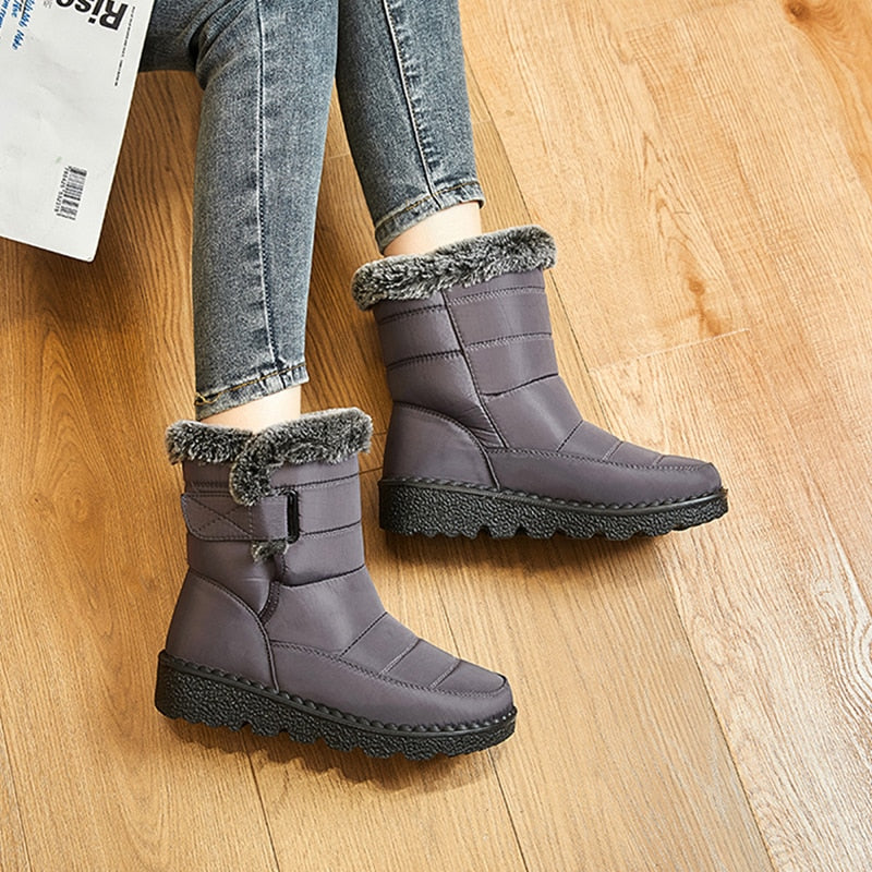 Dames Warme Winterboots – Waterafstotende Laarzen met Antislipzool
