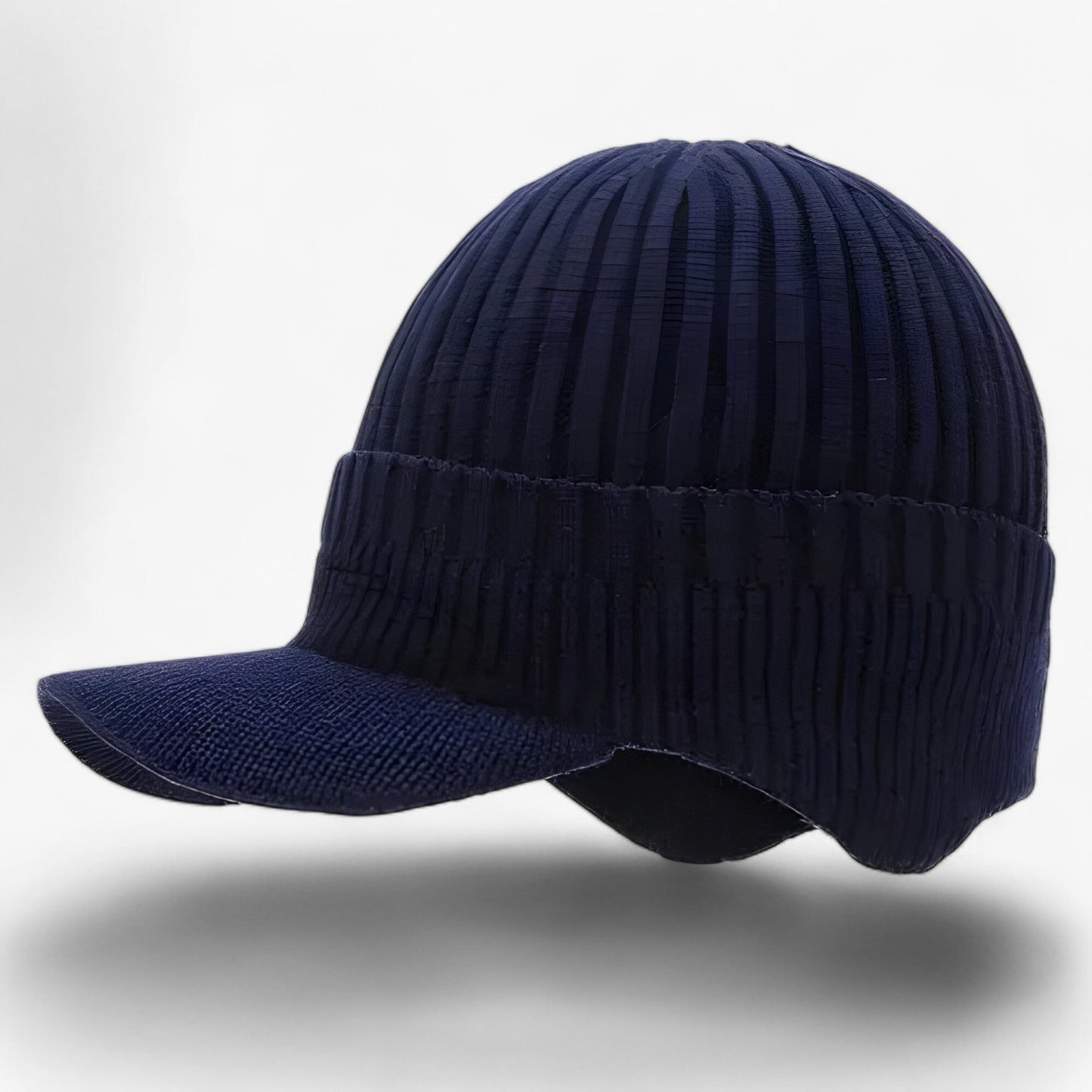 Gebreide Wintermuts met Klep – Warm & Stijlvol voor Koude Dagen