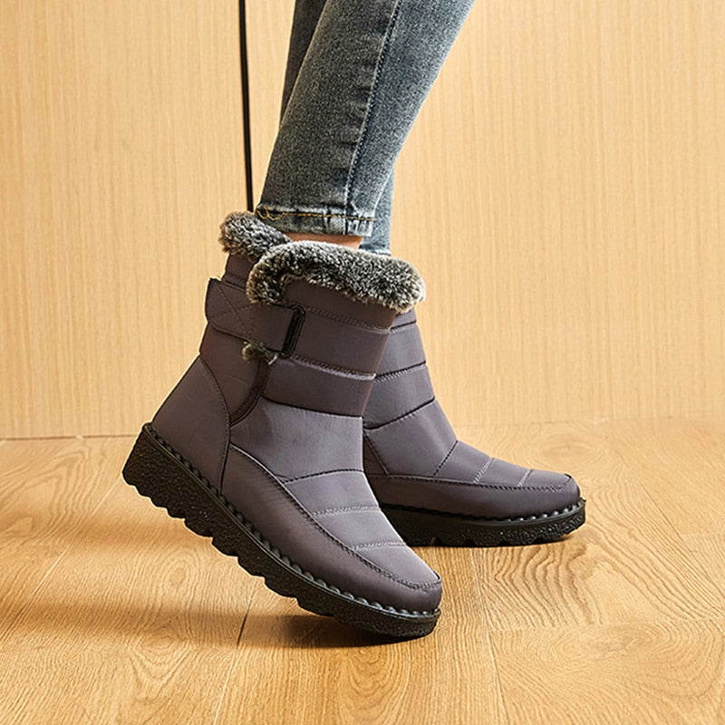Dames winterboots – Warme korte laarzen met zachte voering