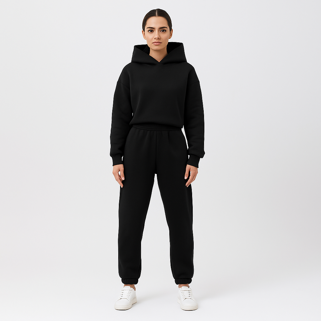 Dames Loungewear Set – Comfortabele Hoodie & Broek