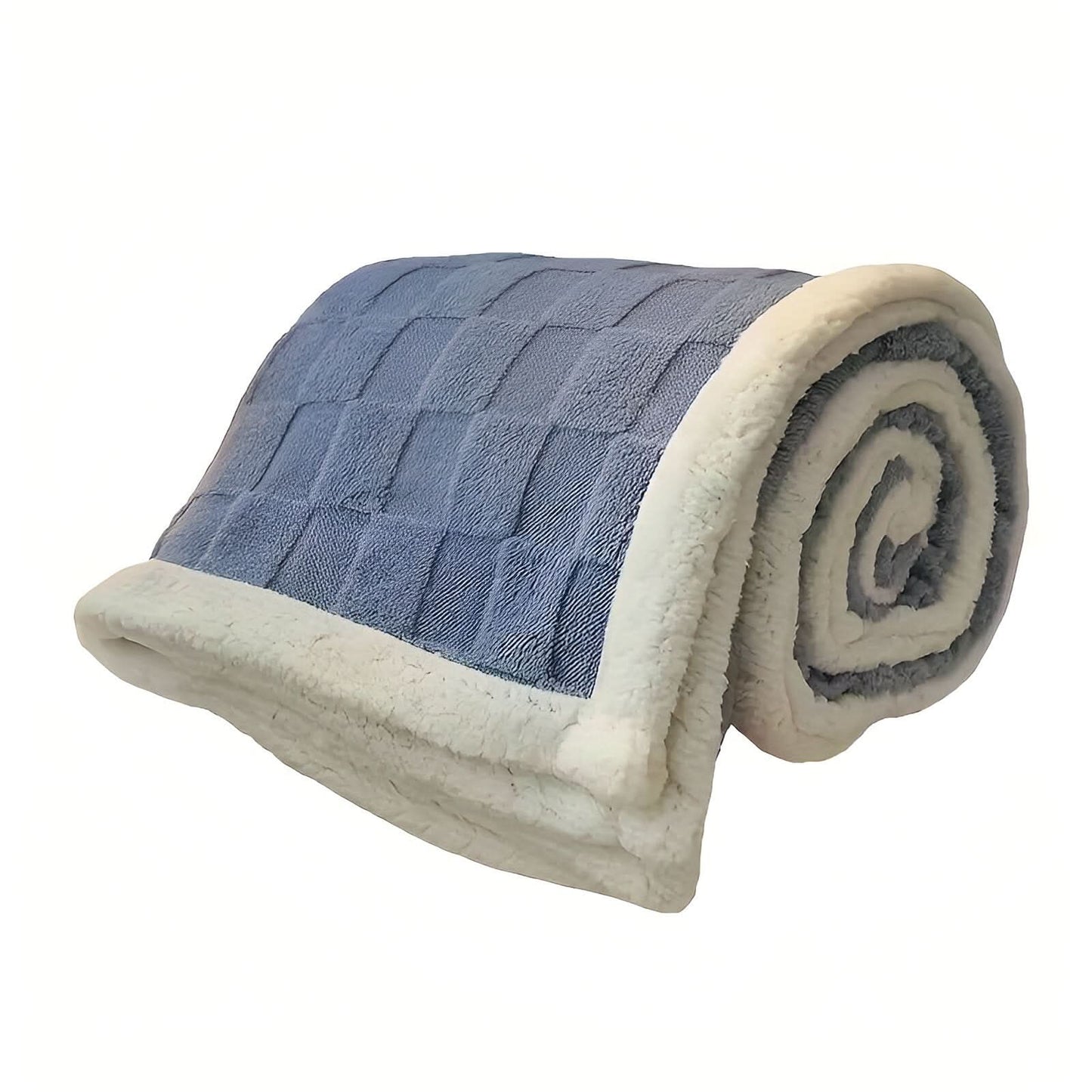 Dubbelzijdige Pluche Woondeken – Zachte & Warme Deken voor Bed & Bank