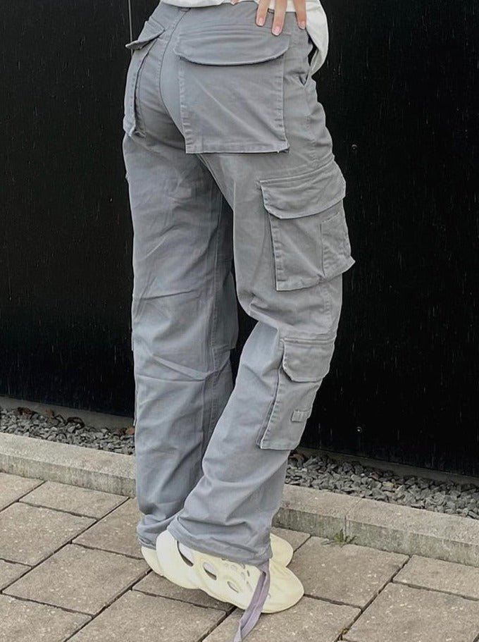 Dames Cargo Broek – Comfortabele Streetwear Broek met Zakdetails