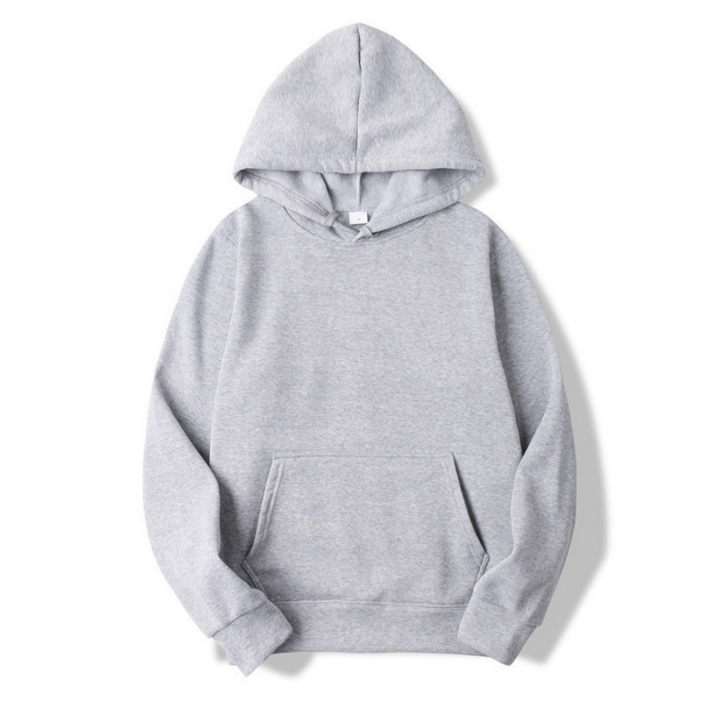 Heren Hoodie Basic met Fleecevoering, Capuchon en Buidelzak - 11 Kleuren