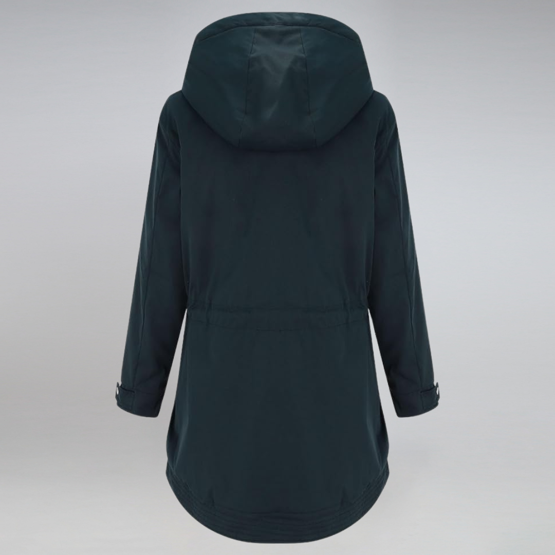 Dames winterjas – Warme parka met fleecevoering en capuchon