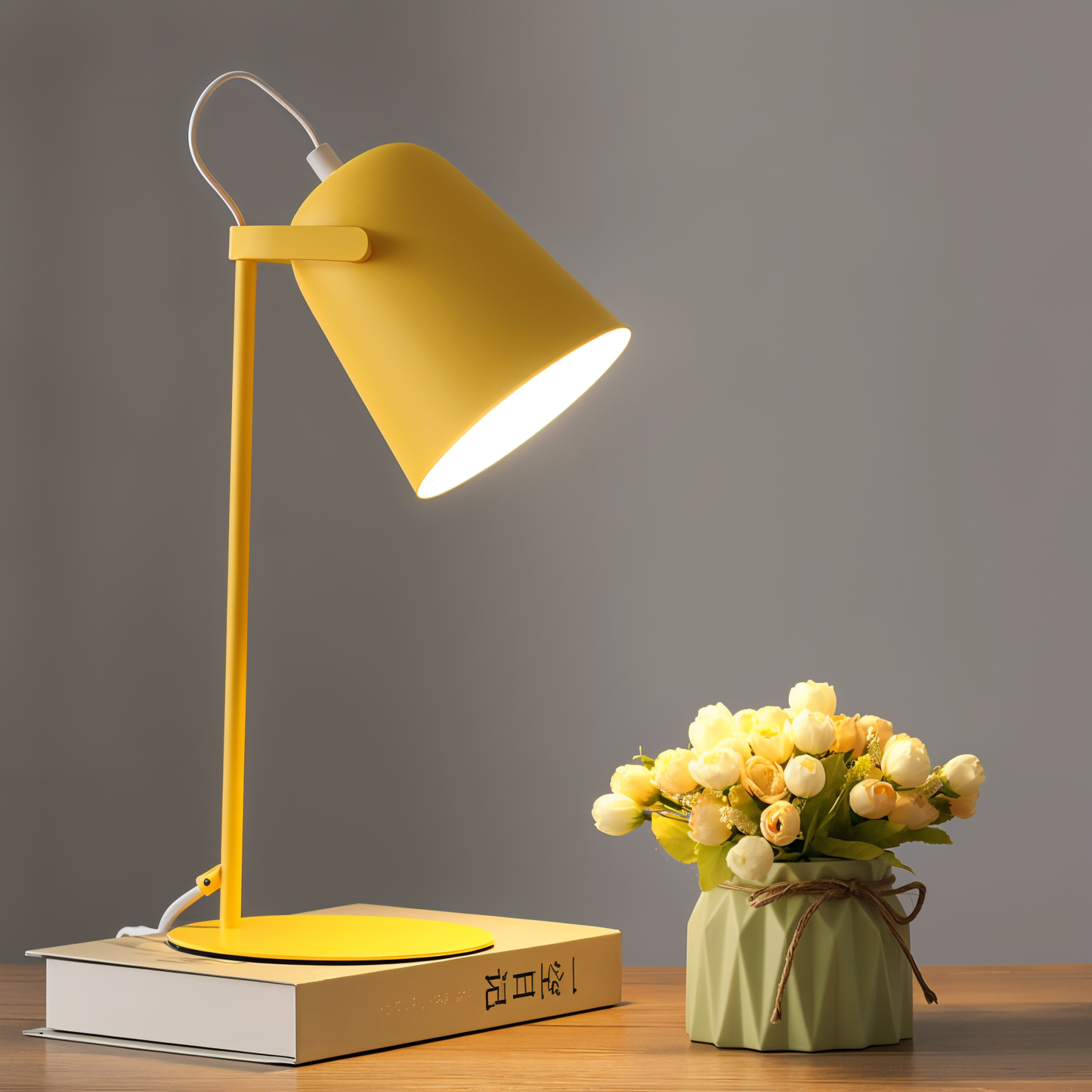 Minimalistische LED Tafellamp – Moderne Bureaulamp voor Sfeer & Werk