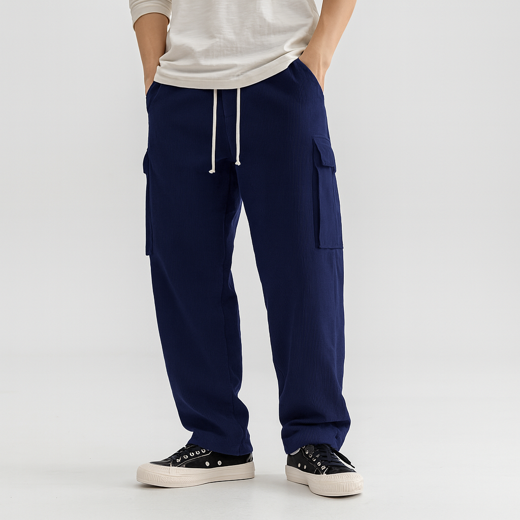 Heren Cargo Joggingbroek – Comfortabele Casual Broek met Zakken