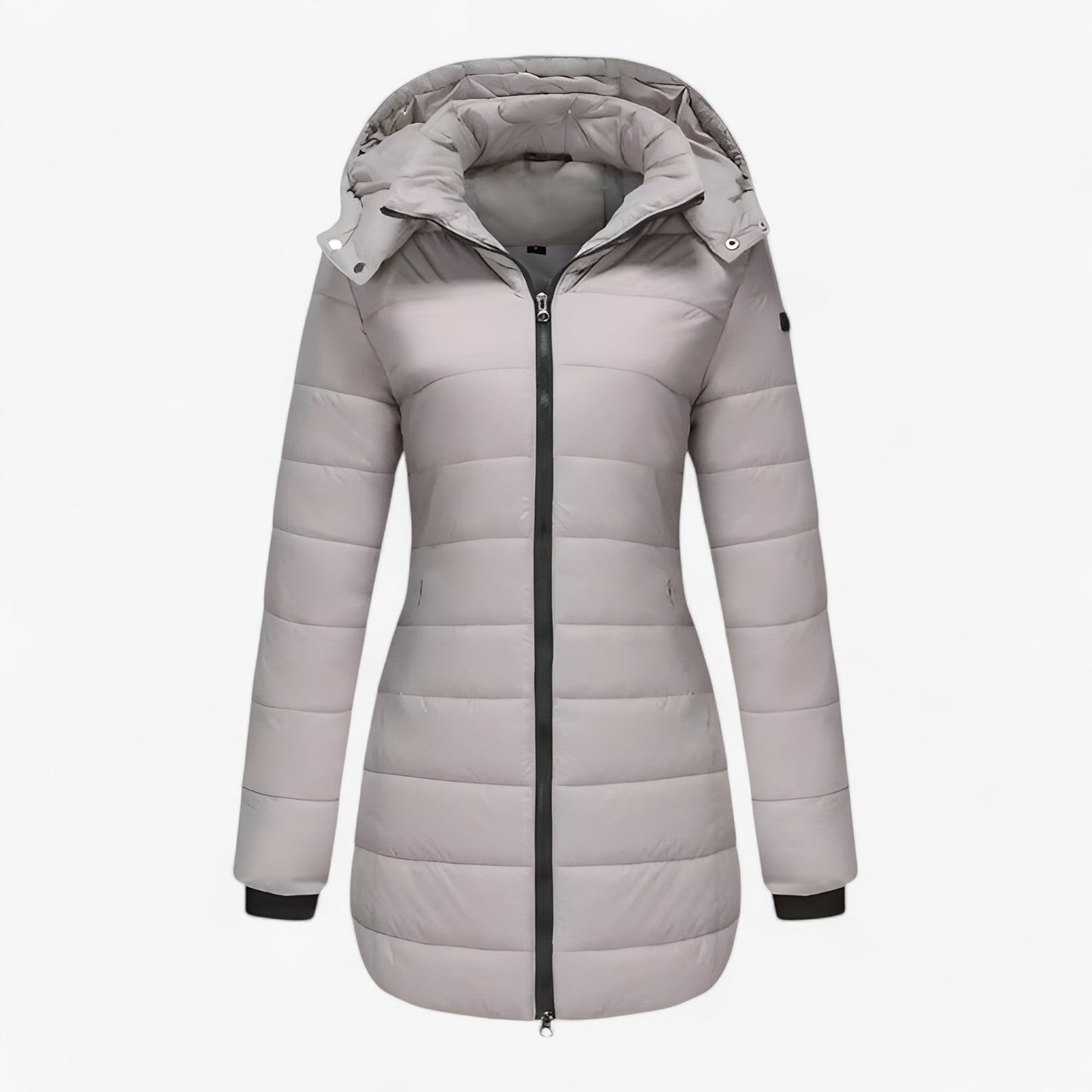 Dames Pufferjas – Lichtgewicht Gewatteerde Winterjas met Capuchon