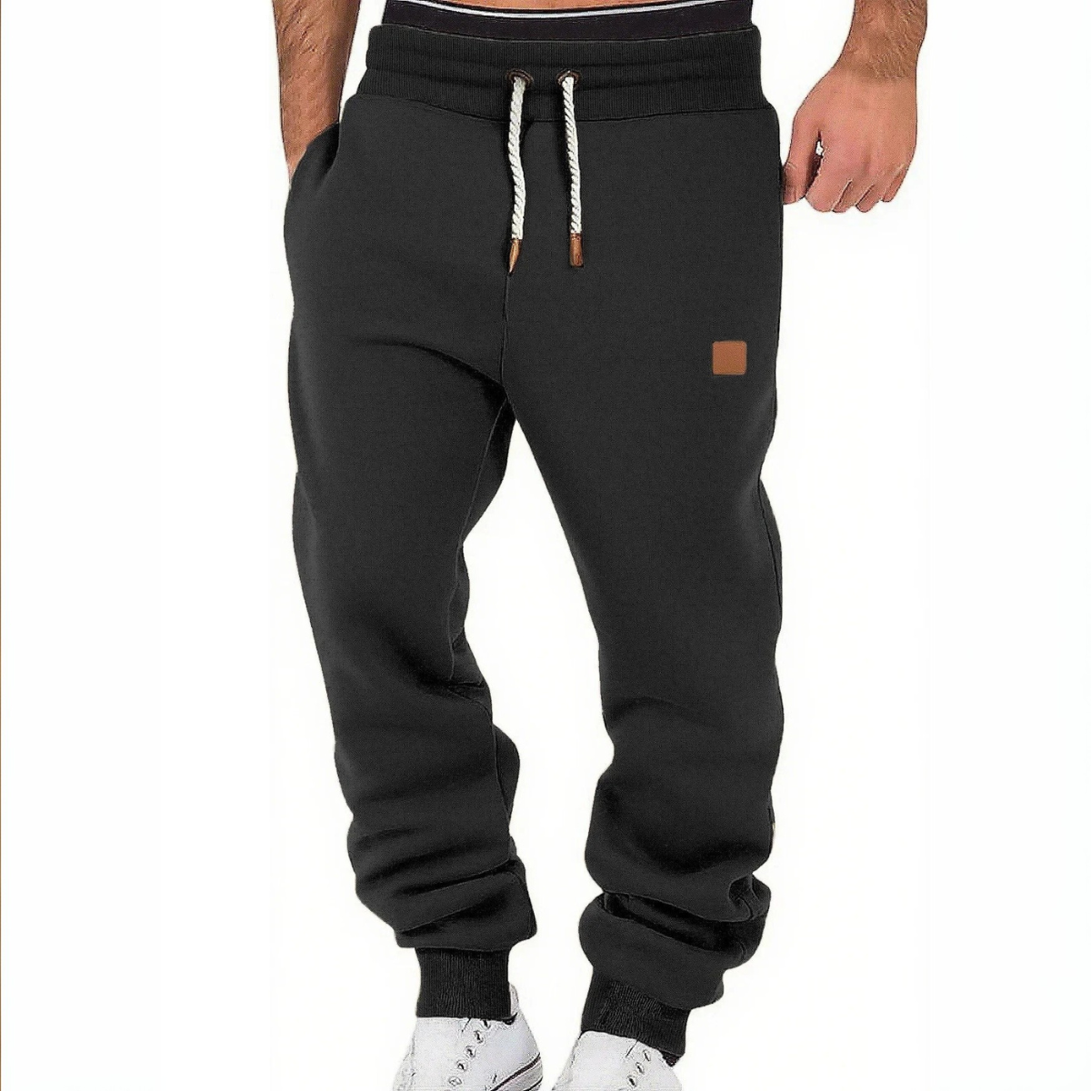 Heren Joggingbroek – Comfortabele Broek met Trekkoord en Zakdetails
