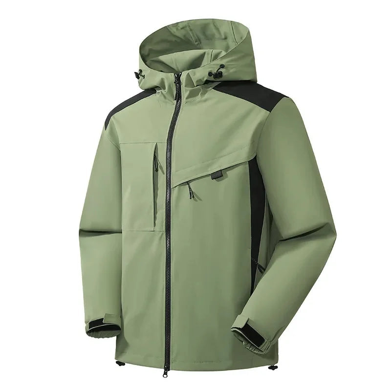 Herenjas met Capuchon – Moderne Outdoorjas voor Alle Weersomstandigheden