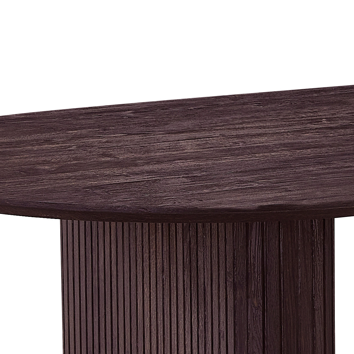 Amelia eettafel in gerookt eikenlook, 200 x 100 cm