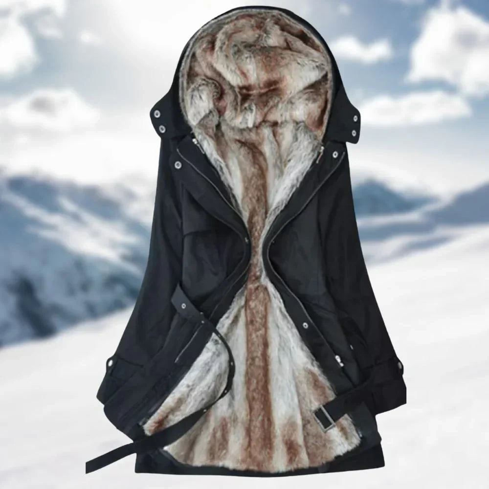 ArcticWarm – Stijlvolle en Warme Bont Gevoerde Winter Parka
