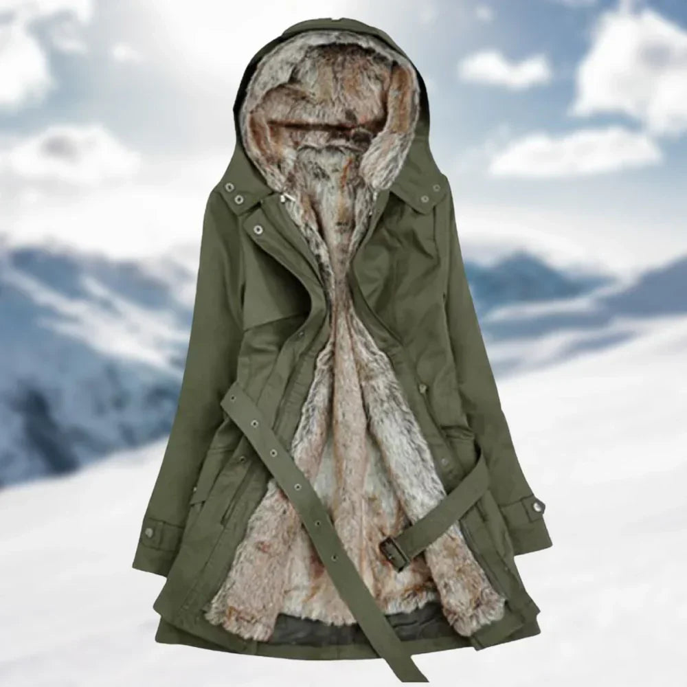 ArcticWarm – Stijlvolle en Warme Bont Gevoerde Winter Parka