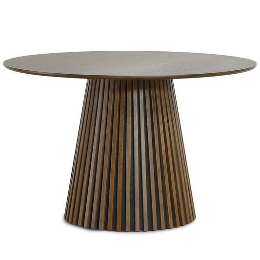 Lewis - Rond Eettafel van Gerookt Eikenfineer Ø120