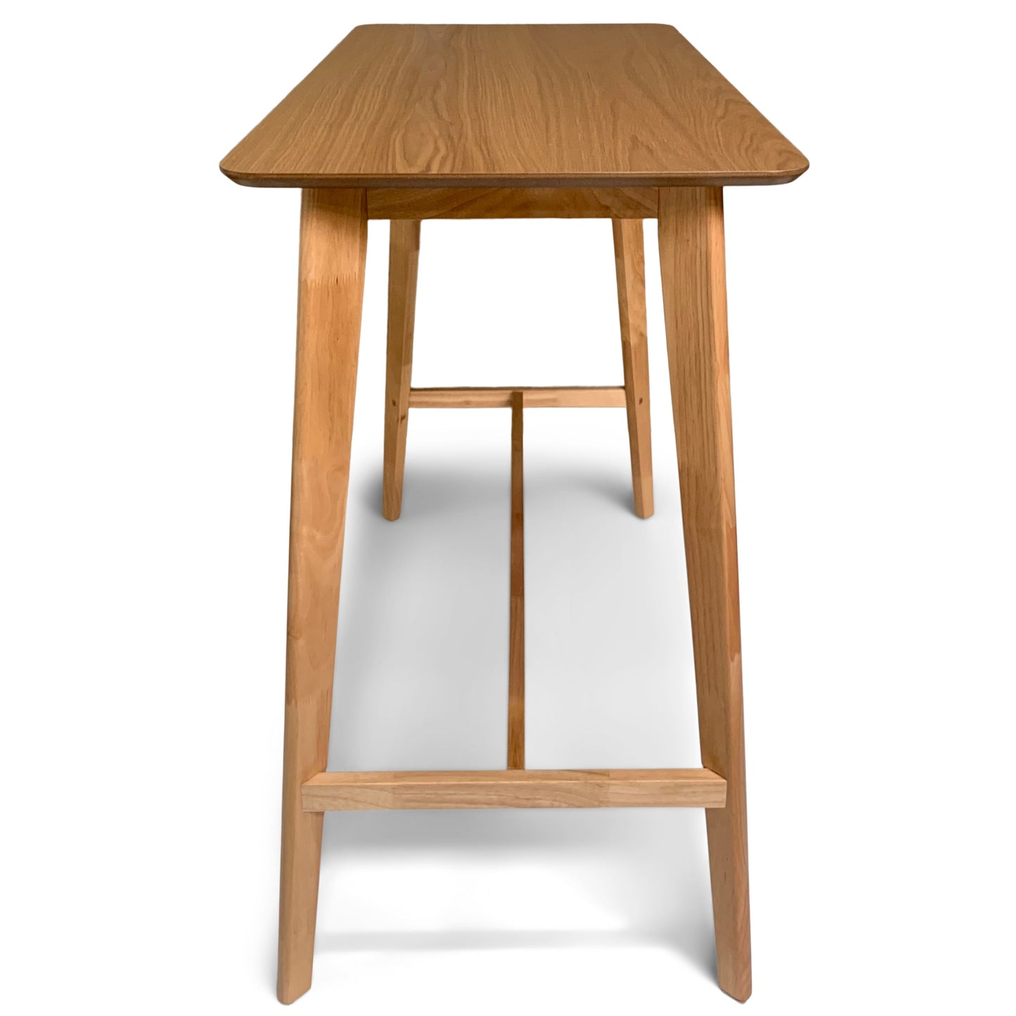 Roxby - Bartafel van gelakt eikenfineer - L: 120 B: 60 H:105 cm