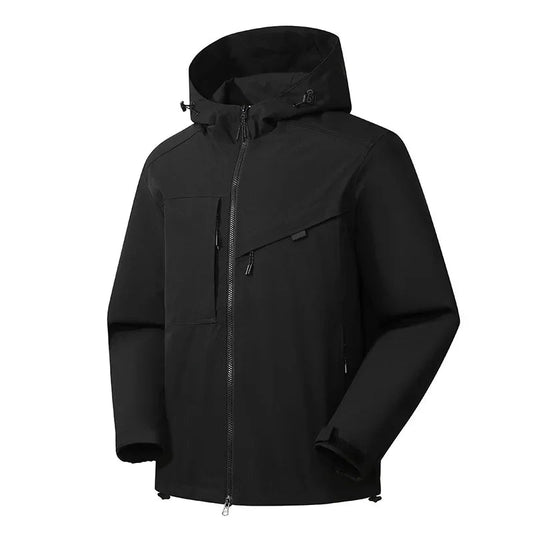 Herenjas met Capuchon – Moderne Outdoorjas voor Alle Weersomstandigheden