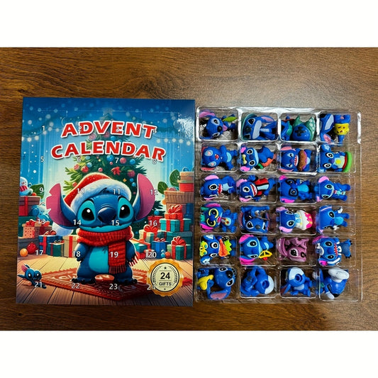 Adventskalender met 24 Mini Figuren – Cartoon Kersteditie