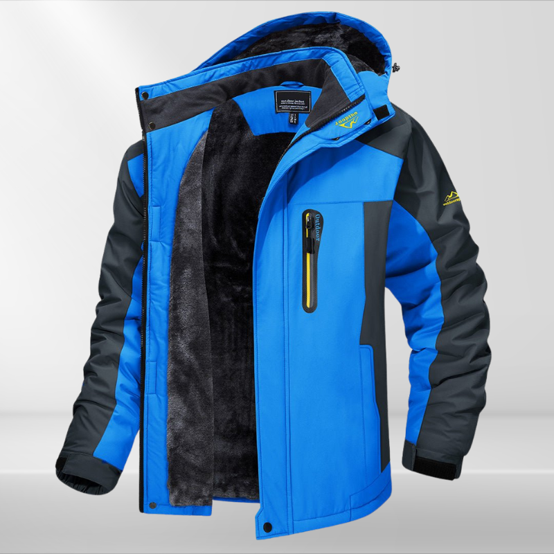 Heren Winterjas met Afneembare Capuchon – Functionele Outdoorjas
