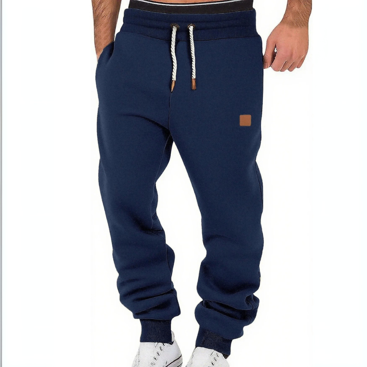 Heren Joggingbroek – Comfortabele Broek met Trekkoord en Zakdetails