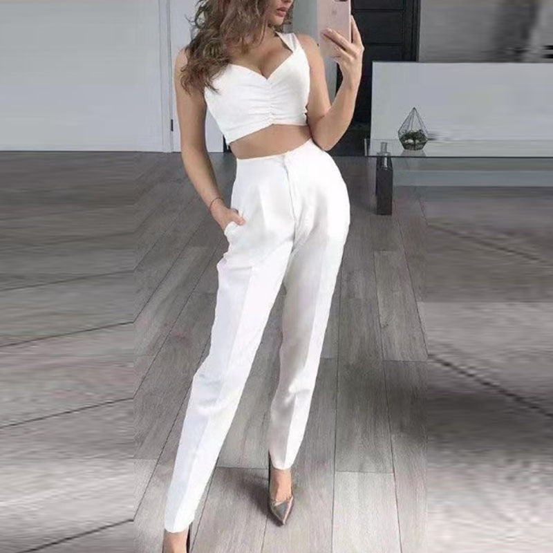 Dames 3-Delig Blazerpak – Blazer, Broek en Top – Zakelijk en Elegant