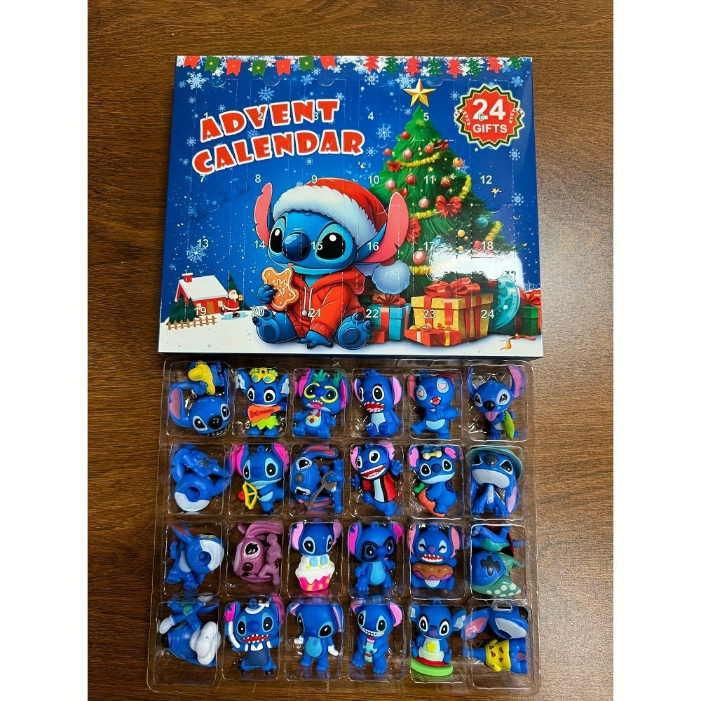 Adventskalender met 24 Mini Figuren – Cartoon Kersteditie