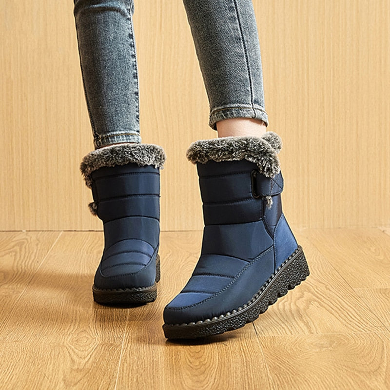Dames Warme Winterboots – Waterafstotende Laarzen met Antislipzool