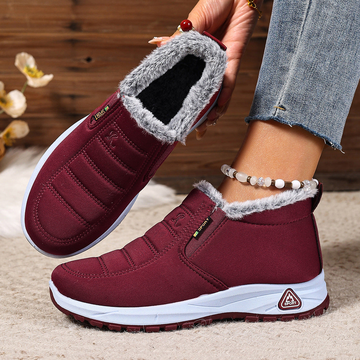 Dames warme winter schoenen – Comfortabel & gevoerd ontwerp